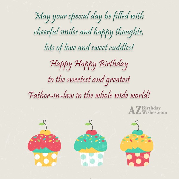 May your special day be filled with cheerful smiles… - AZBirthdayWishes.com