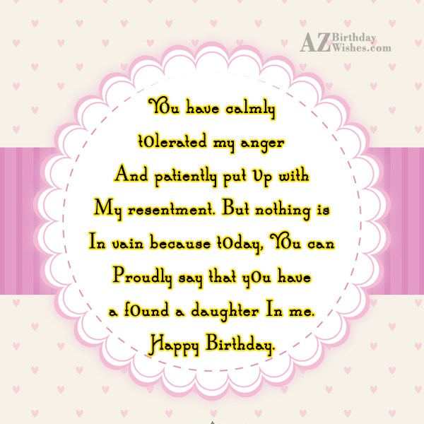 Birthday Wishes For Step-Mother - Birthday Images, Pictures ...