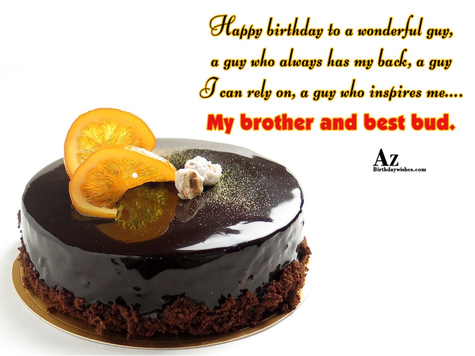 Happy birthday to a wonderful guy a guy who… - AZBirthdayWishes.com