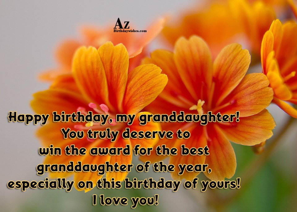 Birthday Wishes For Granddaughter - Birthday Images, Pictures ...