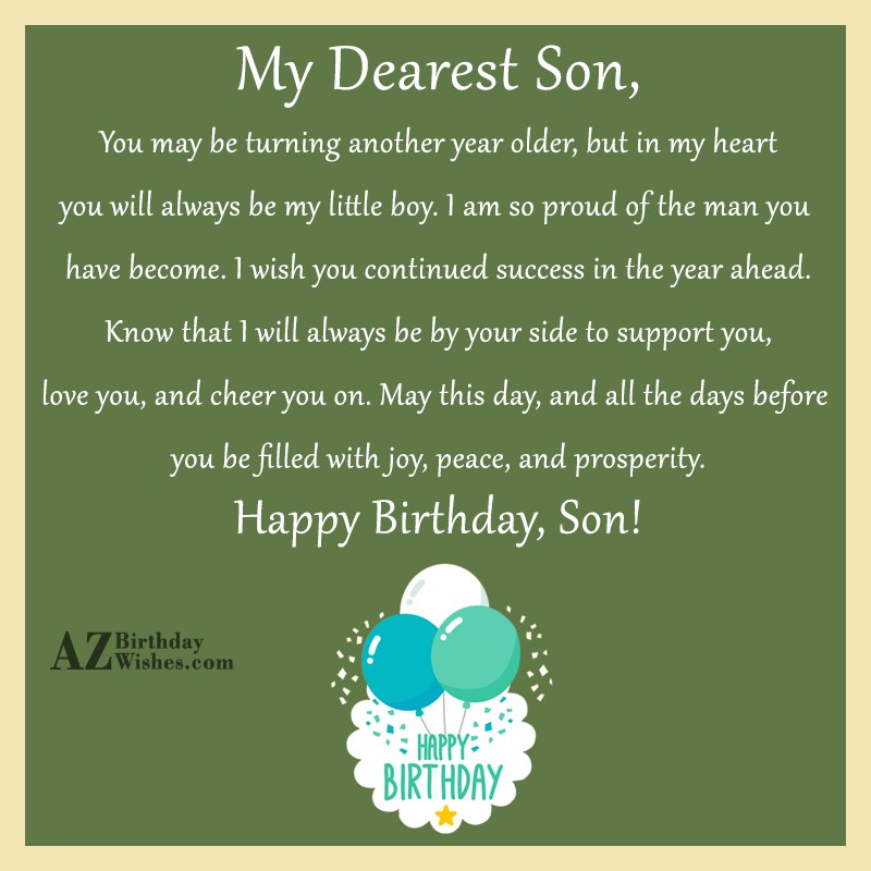 Birthday Wishes For Son Page 4