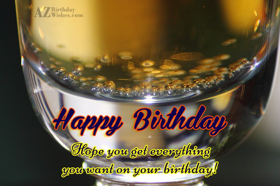 Birthday Wishes With Beer - Birthday Images, Pictures ...