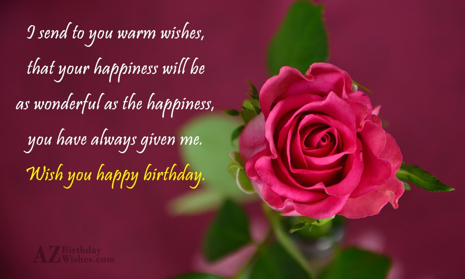 Birthday Wishes With Roses - Birthday Images, Pictures ...