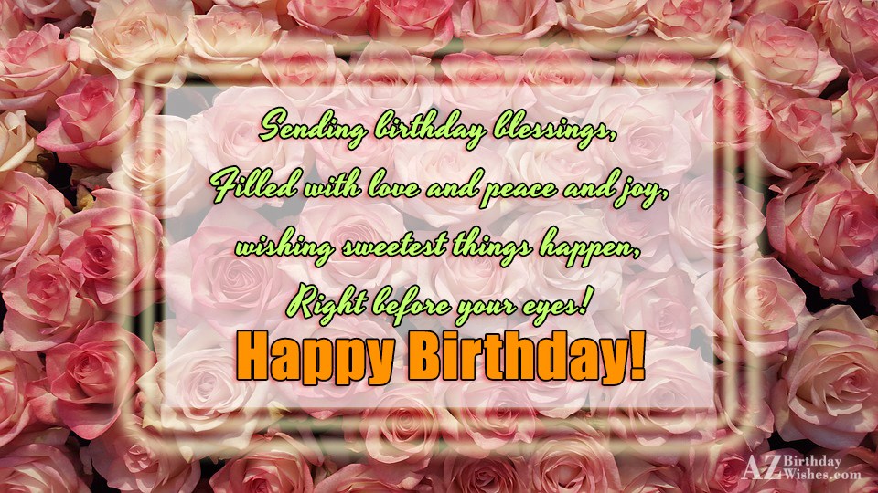 Birthday Wishes With Roses - Birthday Images, Pictures ...