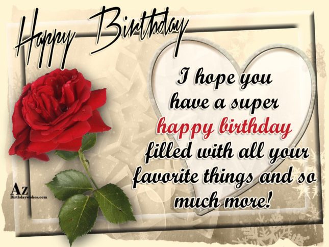 Birthday Wishes With Greeting Card - Birthday Images, Pictures ...