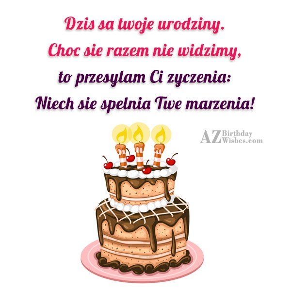  Birthday Wishes In Polish 