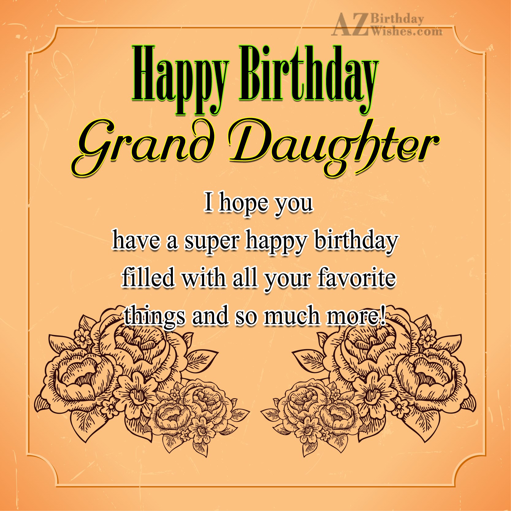 Birthday Wishes For Granddaughter Birthday Images, Pictures