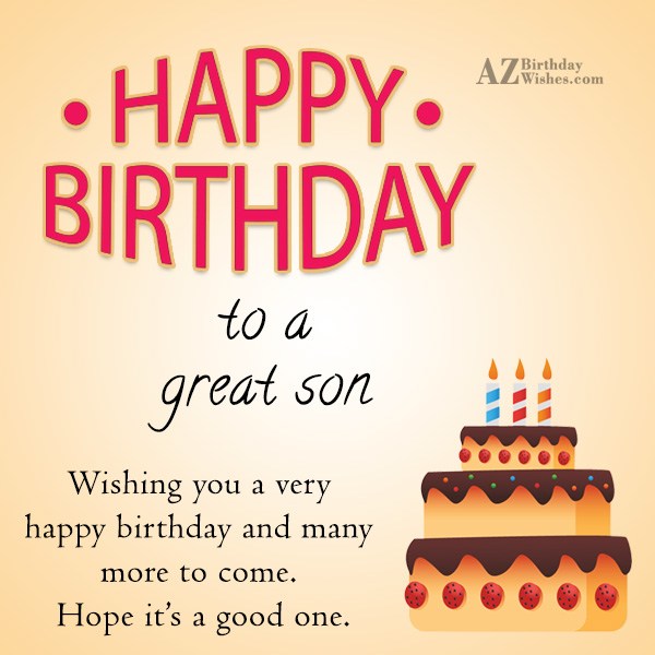 Birthday Wishes For Son - Page 2