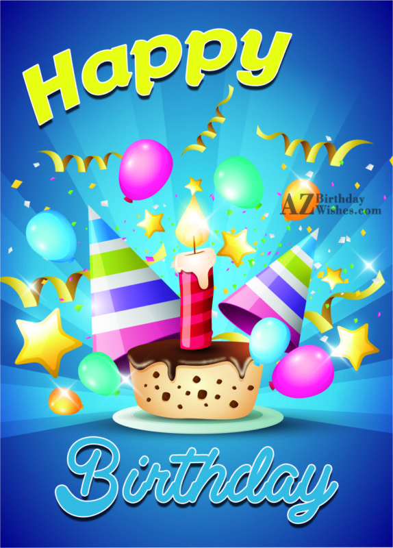 Happy 1st Birthday with 1 candle… - AZBirthdayWishes.com