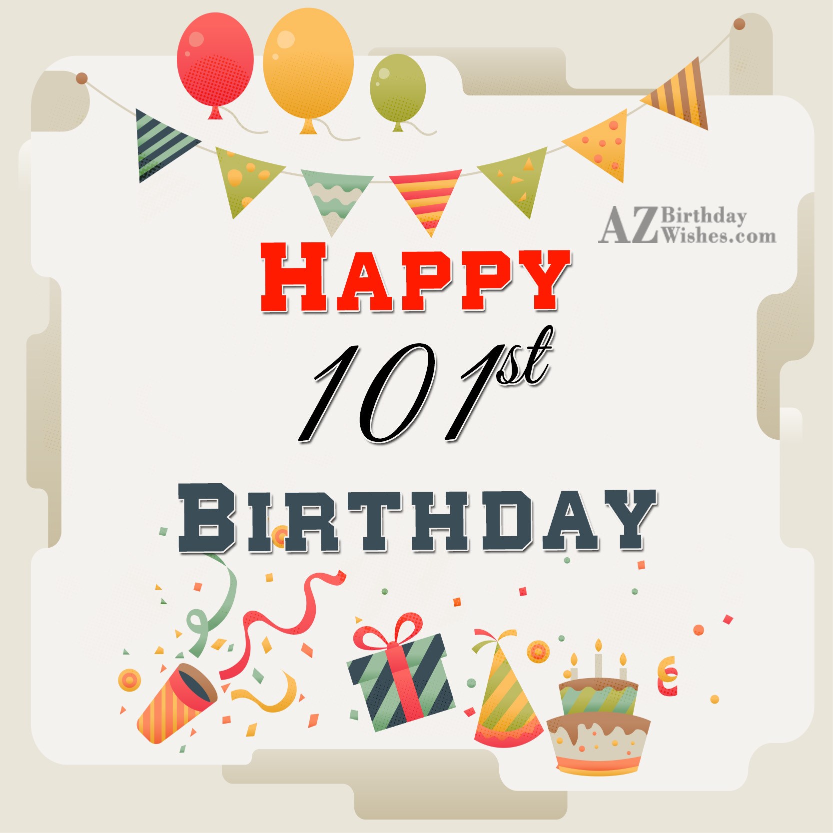 101st Birthday  Wishes 