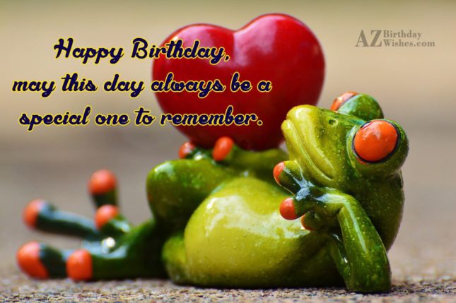 Birthday Wishes With Frog - Birthday Images, Pictures ...