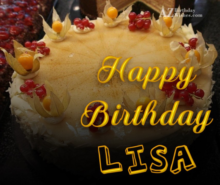 Happy Birthday Lisa Clip Art