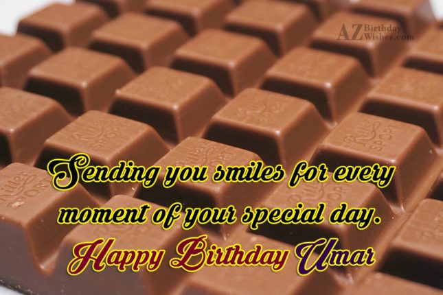 Happy Birthday Umar - AZBirthdayWishes.com