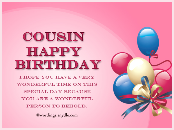 Birthday Wishes For Cousin - Birthday Images, Pictures ...